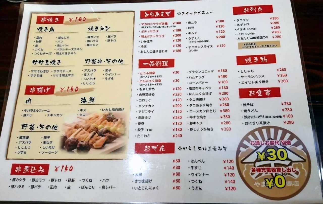 せんべろ酒場 やまじゅう 八戸の居酒屋 ランチ訪問記
