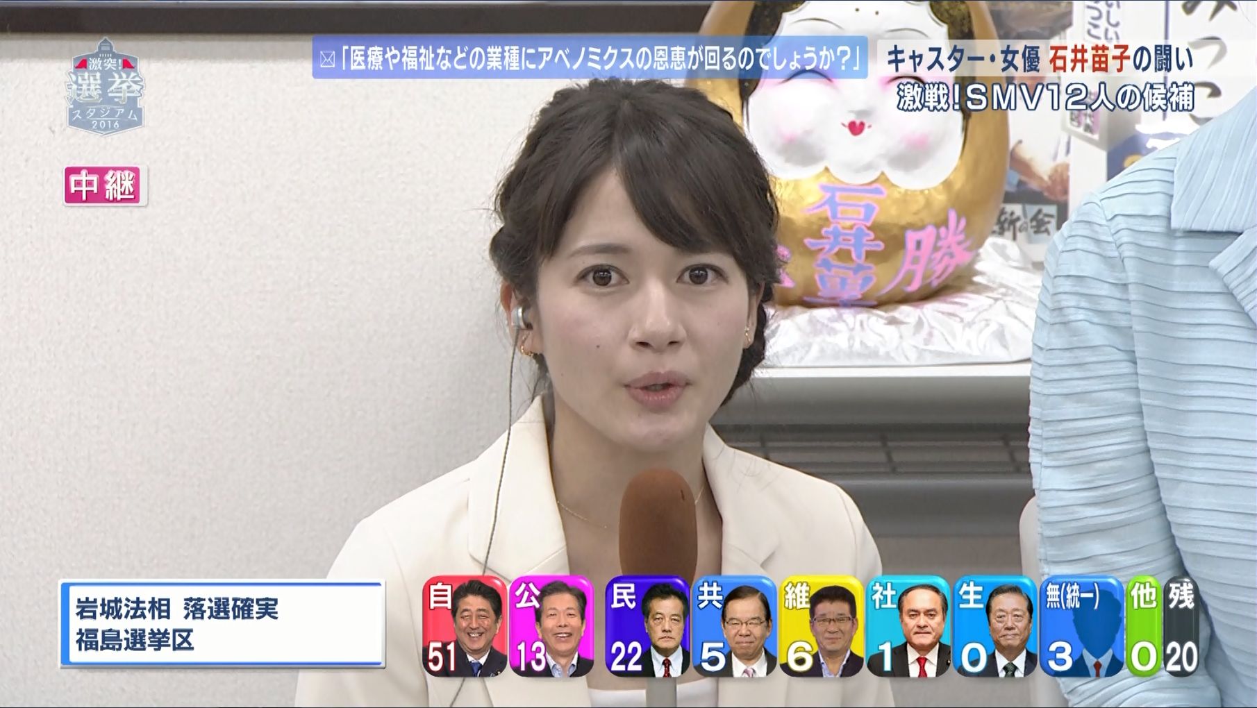 宇内梨沙 激突 選挙スタジアム16 16 07 10 女子アナキャプでも貼っておく Dispute With Pride 宇内梨沙 激突 選挙スタジアム16 16 07 10 女子アナキャプでも貼っておく Dispute With Pride