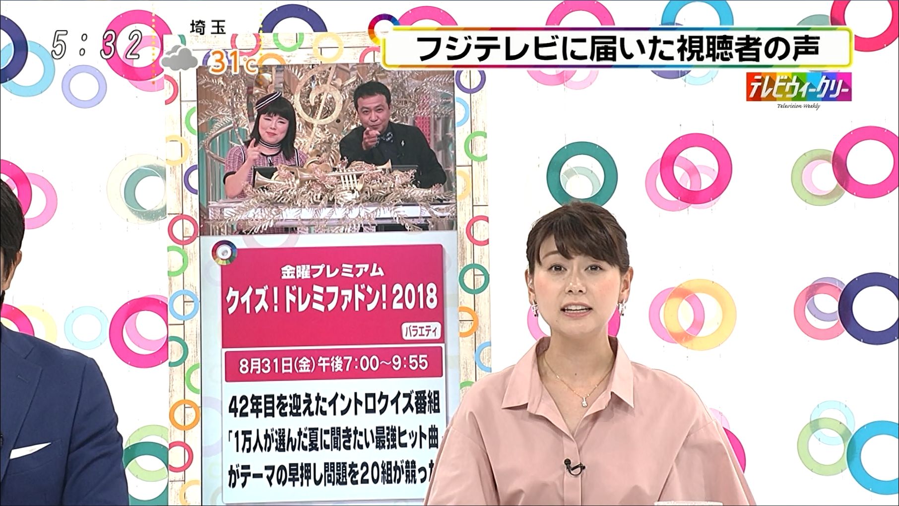 山中章子 週刊フジテレビ批評 18/09/08女子アナキャプでも貼っておく ～Dispute with Pride～