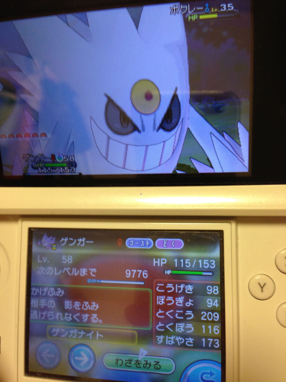 No 040 色違いゴースト メガゲンガー 三度の飯とポケモンカード