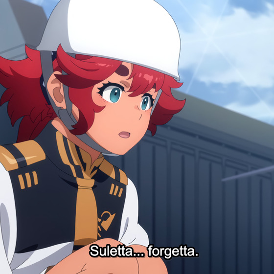 スレッタ忘れった 英語