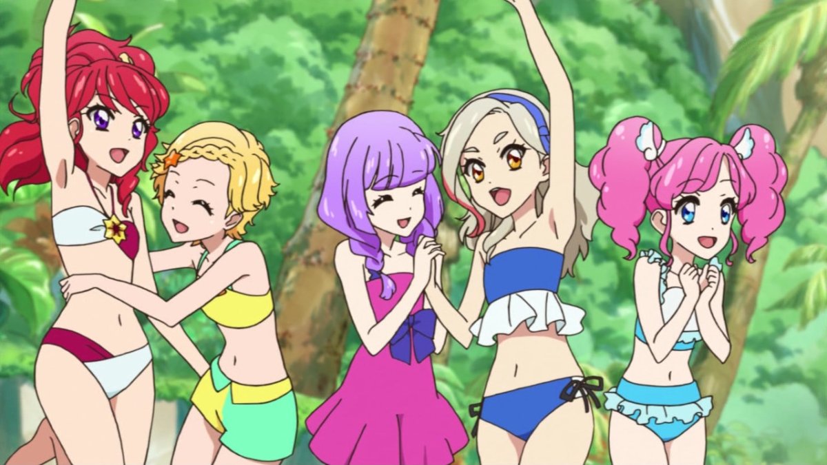 アイカツ 143話感想 アイドル達のオフ 水着回 涼川さんがチュパチュパチュルボメガに攫われる 画像追加版 ポンポコにゅーす ファン特化型アニメ感想サイト