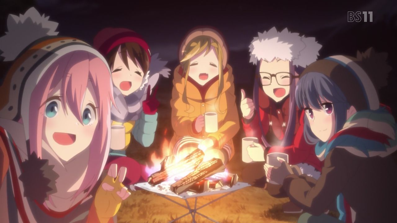 ゆるキャン 1話感想 寒い冬の夜はキャンプに出掛けよう 可愛くゆるく アウトドア 画像 ポンポコにゅーす ファン特化型アニメ感想サイト