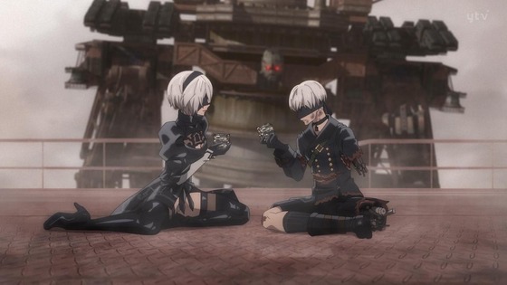 「NieRAutomata Ver1.1a」ニーア オートマタ 1話感想 (56)