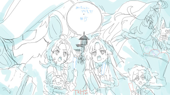 #たんプリ　名探偵プリキュア！15話にて作監担当いたしました、ありがとうございました～～