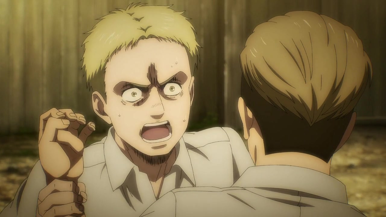 進撃の巨人 62話 4期 3話 感想 銃を咥える悲嘆のライナー エレンの物語が始まる前 彼の希望は潰えていた 幼いアニ達と 悪魔 に出会うまでの裏話 The Final Season実況まとめ ポンポコにゅーす ファン特化型アニメ感想サイト