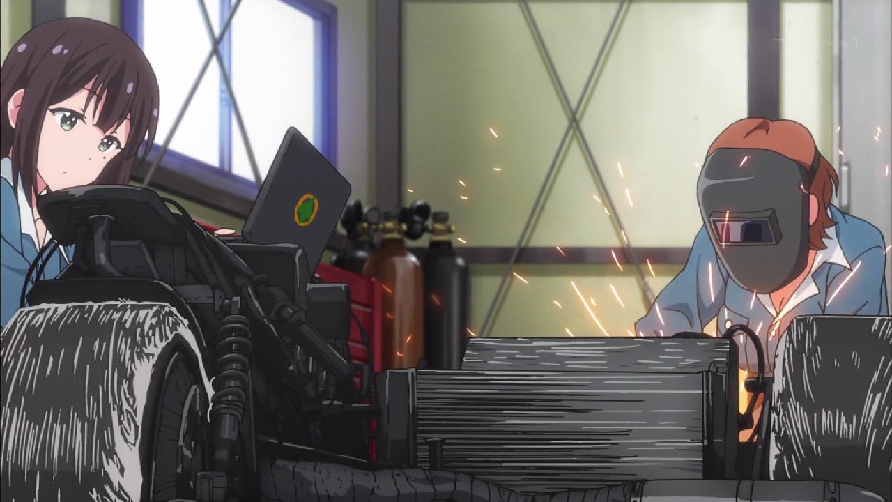 つうかあ 1話感想 二人じゃないと走れない 女子高生が情熱を注ぐ熱いカーレース 画像 ポンポコにゅーす ファン特化型アニメ感想サイト