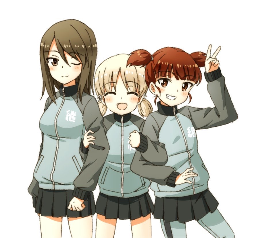画像 ガールズ パンツァー 継続高校のミカがあまりに可愛くて心を奪われる ポンポコにゅーす ファン特化型アニメ感想サイト
