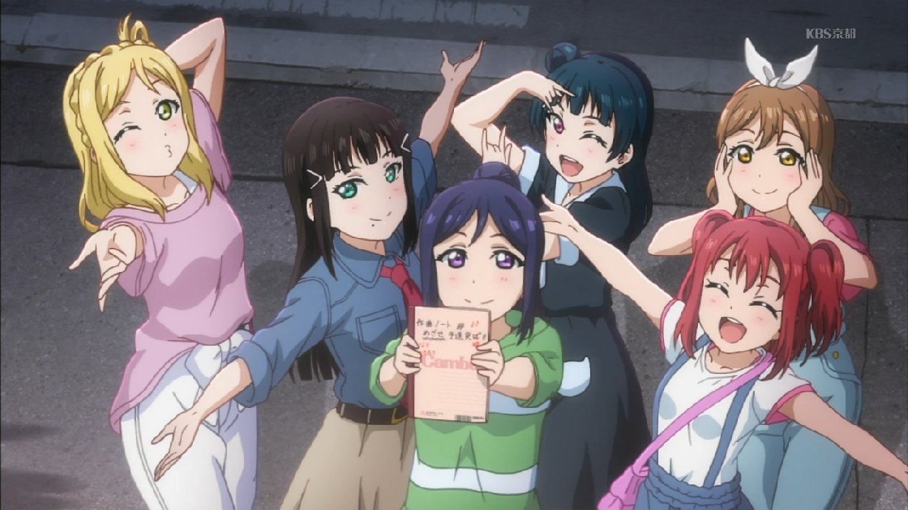 ラブライブ サンシャイン 2期 2話感想 1年組と3年組が更に仲良くなる曲作り回 笑えて可愛くて面白くて最高 画像 追記 ポンポコにゅーす ファン特化型アニメ感想サイト