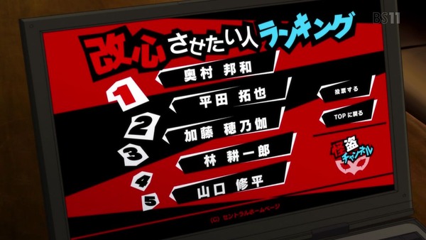「PERSONA5(ペルソナ5)」19話感想  (10)