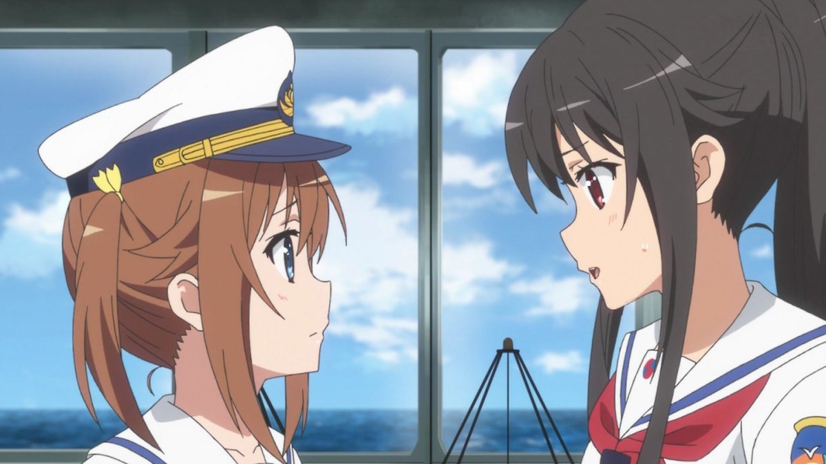 ハイスクール フリート はいふり 8話感想 Vs比叡の海戦 軽くてバカな神輿を皆で担ぐんでい 画像 ポンポコにゅーす ファン特化型アニメ感想サイト