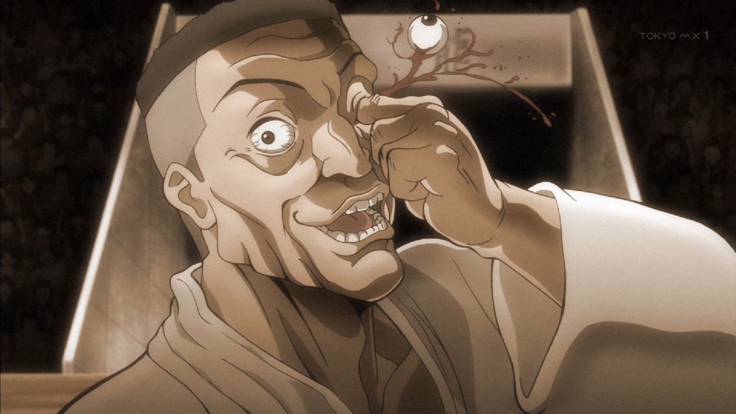 バキ 2話感想 白と黒 刃牙とスペック初対面から衝突ッ 烈と克巳の前にもッッ 画像 最凶死刑囚編 ポンポコにゅーす ファン特化型アニメ感想 サイト