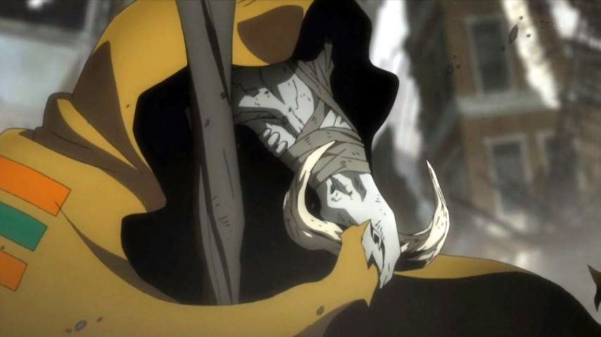 血界戦線 8話感想 最低のザップと最強の師匠 血闘神 汁外衛登場 見えてきたホワイト ブラックの背景 画像追加版 ポンポコにゅーす ファン特化型アニメ感想サイト