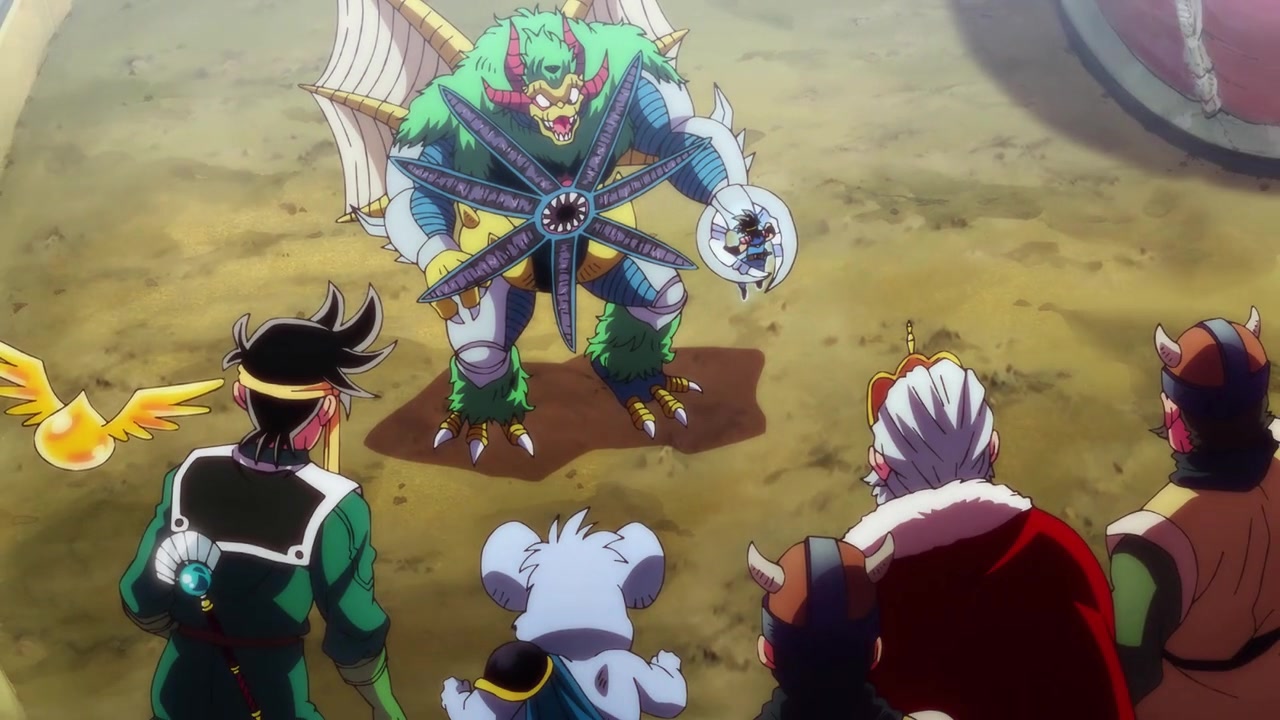 ダイの大冒険 36話感想 ポップのフィンガー フレア ボムズがダイを飲んだザムザを焼く 閃華裂光拳で檻を破ったマァム 超魔生物と対峙 ポンポコにゅーす ファン特化型アニメ感想サイト