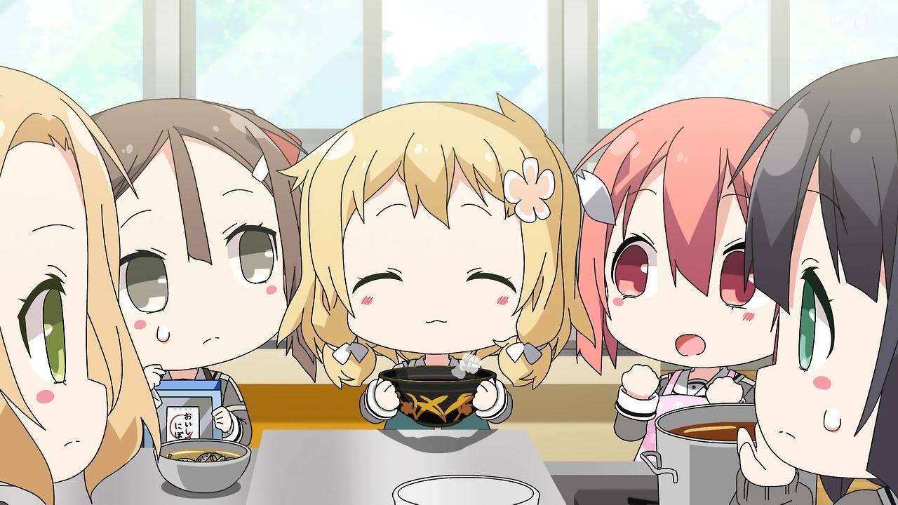 結城友奈は勇者である ちゅるっと 2話感想 メシマズ樹ちゃん錬成うどん紫 にぼっしー散華 実況 ポンポコにゅーす ファン特化型アニメ感想 サイト