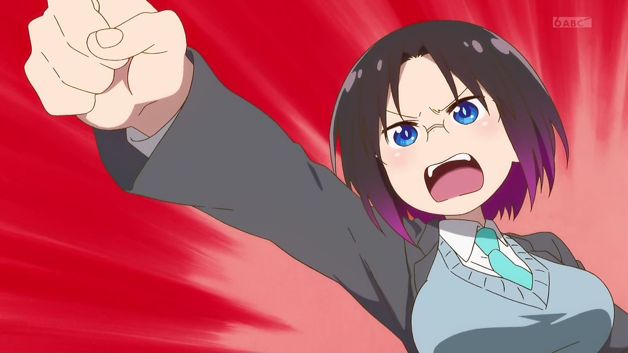 小林さんちのメイドラゴンs 2期 4話感想 エルマ優しさで決闘を申し込む パトロールしたり遊園地に行ったり日常 ジョージーさん大働き ポンポコにゅーす ファン特化型アニメ感想サイト