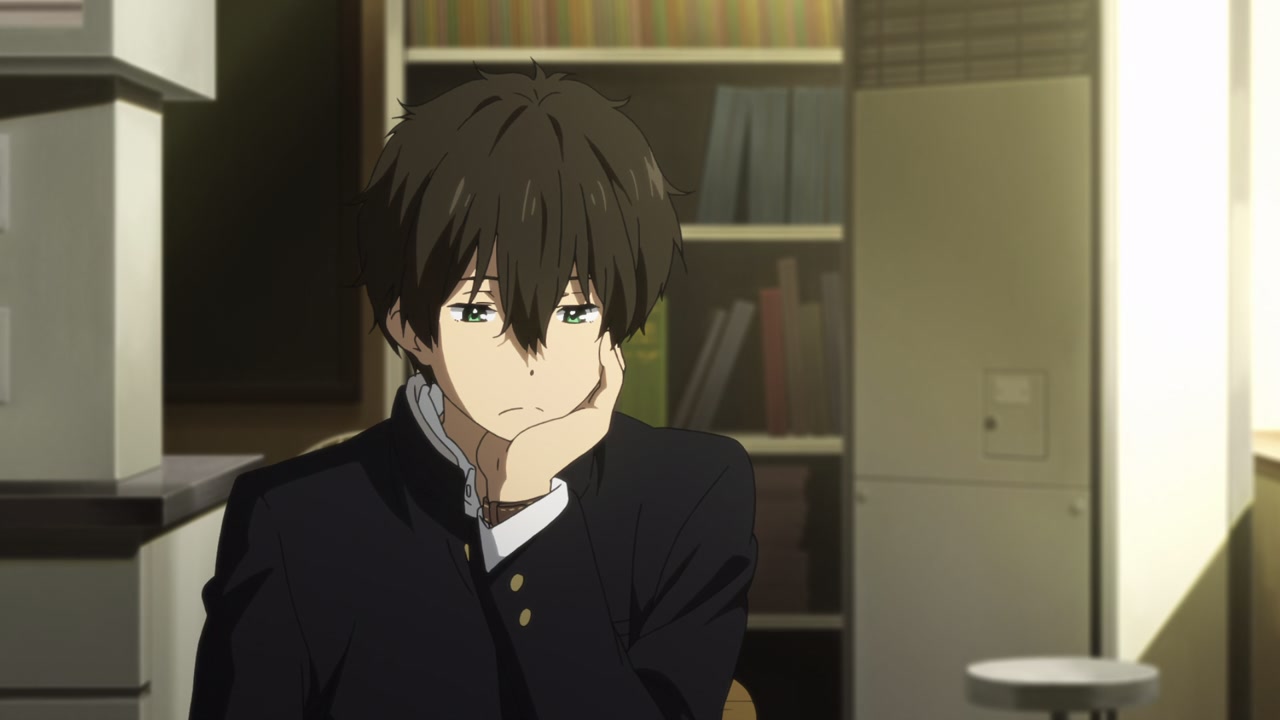 氷菓 第19話感想 画像 コロコロ表情の変わる可愛いジト目える 何気なく2人エンドレスいちゃいちゃ 瓢箪から駒で核心を突く奉太郎 心あたりのある者は 実況まとめ ポンポコにゅーす ファン特化型アニメ感想サイト