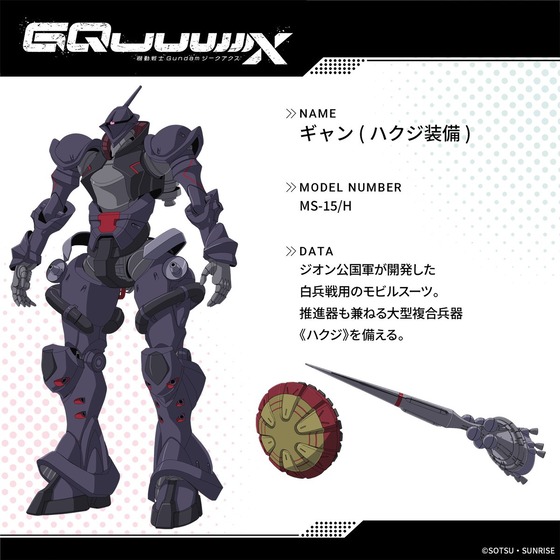 MS-15 H ギャン(ハクジ装備) Gyan Hakuji-Packs