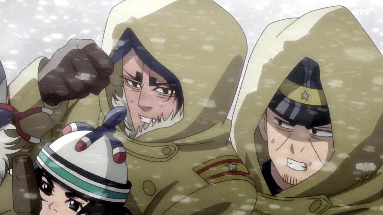 ゴールデンカムイ 31話 3期 7話 感想 画像 実況まとめ 極寒の樺太で凍え可愛い犬毛布と悲しく優しいロシア人に救われる杉元 谷垣 キロランケ坊や扱いの豪快な女囚ソフィア登場 ポンポコにゅーす ファン特化型アニメ感想サイト