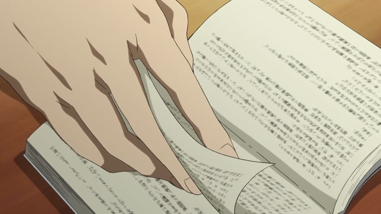 氷菓 第18話感想 画像 奉太郎の思い遣りを感じ えるの心は静かに震える 図書館デート楽しく 真相は切なく 連峰は晴れているか 実況まとめ ポンポコにゅーす ファン特化型アニメ感想サイト