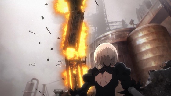 「NieRAutomata Ver1.1a」ニーア オートマタ 1話感想 (38)