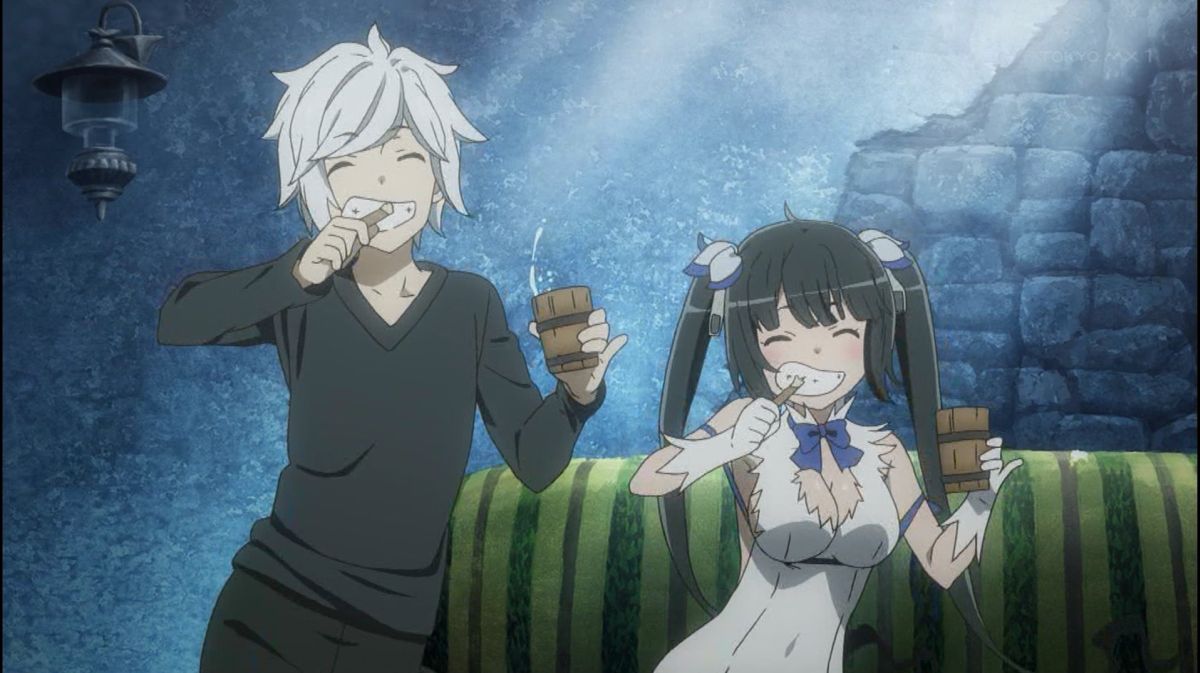 ダンまち 2話感想 神土下座で神製ナイフをゲット でもデートが優先なんだぜ 画像追加版 ダンジョンに出会いを求めるのは間違っているだろうか ポンポコにゅーす ファン特化型アニメ感想サイト