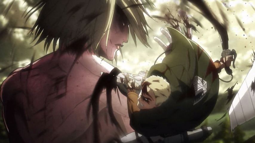 進撃の巨人 Season2 31話感想 鎧の巨人 超大型巨人の正体が明らかに 演出もキャストの演技も満足 期待通り面白い 画像 2期 6話 ポンポコにゅーす ファン特化型アニメ感想サイト