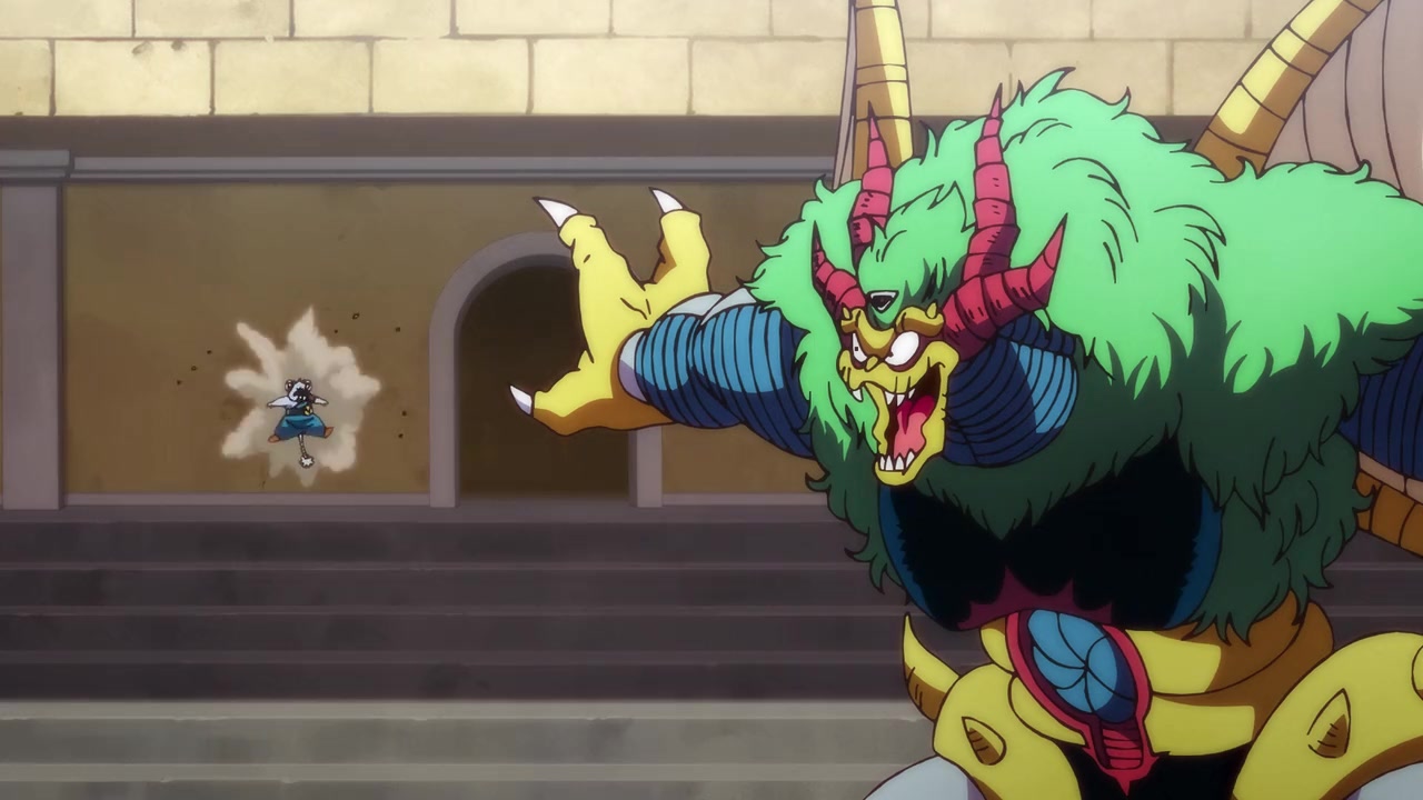 ダイの大冒険 36話感想 ポップのフィンガー フレア ボムズがダイを飲んだザムザを焼く 閃華裂光拳で檻を破ったマァム 超魔生物と対峙 ポンポコにゅーす ファン特化型アニメ感想サイト