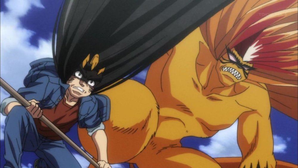 うしおととら 8話感想 とらが飛行機にはしゃいだり持ち上げたり活躍 空の妖怪 衾を討つ 画像追加版 ポンポコにゅーす ファン特化型アニメ感想サイト