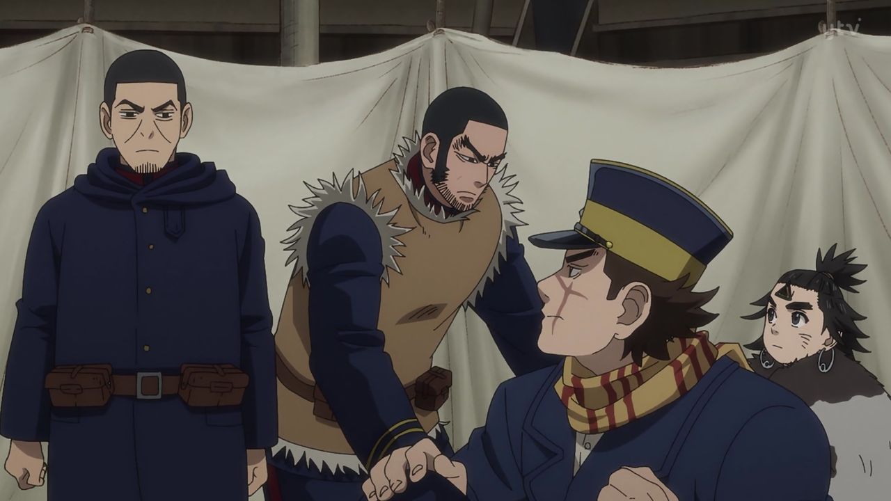 ゴールデンカムイ 28話 3期 4話 感想 ゲンジロちゃん泣かないで 樺太島大サーカス 杉元の願い虚しくアシリパさんの瞳は白石のアレを映す ゴールデン道画劇場 26 たらい回し編 ポンポコにゅーす ファン特化型アニメ感想サイト