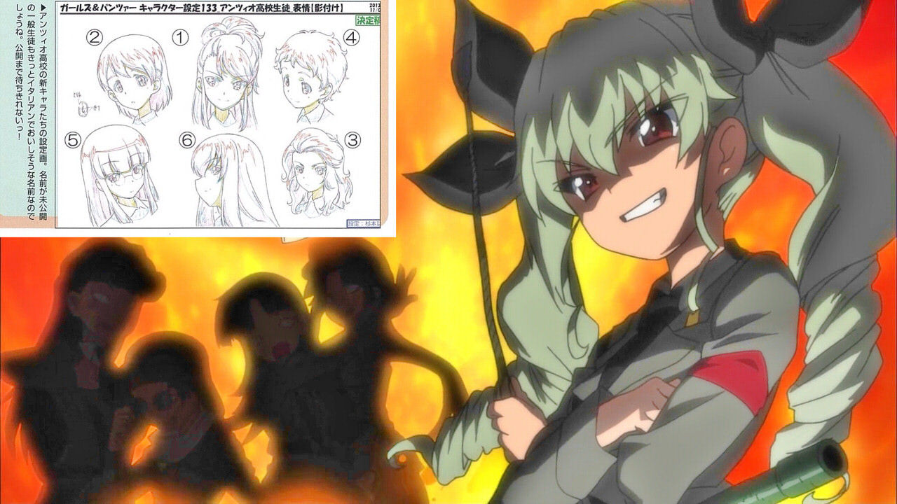 ガールズ パンツァー アンツィオ高校の新キャラ設定画です ポンポコにゅーす ファン特化型アニメ感想サイト ガールズ パンツァー アンツィオ高校の新キャラ設定画です ポンポコにゅーす ファン特化型アニメ感想サイト