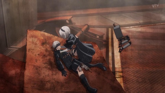 「NieRAutomata Ver1.1a」ニーア オートマタ 1話感想 (50)