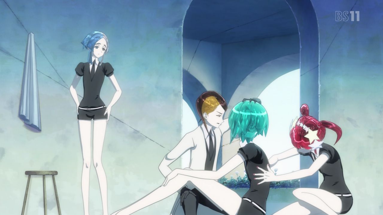 宝石の国 4話感想 人間が三つに別れて彼等が生まれた 今回も頗る面白い フォスまたとんでもない事に 画像 追記 ポンポコにゅーす ファン特化型アニメ感想サイト