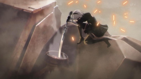 「NieRAutomata Ver1.1a」ニーア オートマタ 1話感想 (53)