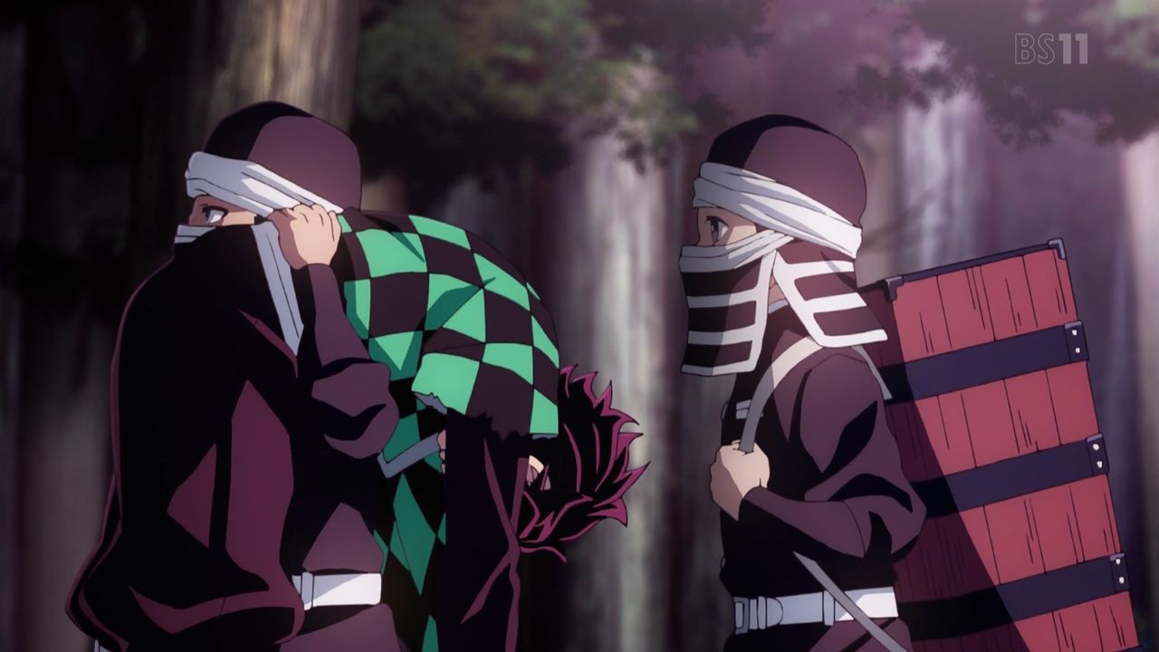 鬼滅の刃 21話感想 累の業 無惨の非道 義勇さんしのぶさん対立も妙にコミカル チビ禰豆子の可愛さで和みつつ舞台は柱合裁判へ 画像 ポンポコにゅーす ファン特化型アニメ感想サイト