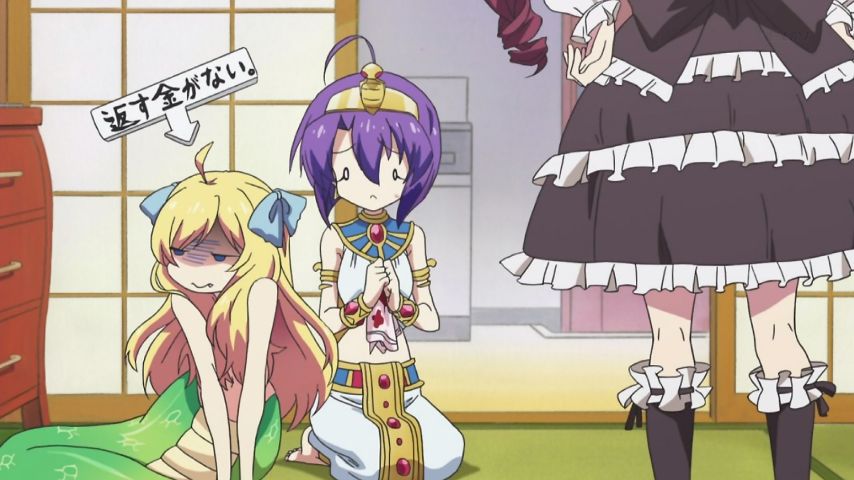 邪神ちゃんドロップキック 8話感想 ぽぽろん人間界で働き始める ギャンブルでお金を浪費しクズさ加速の主人公 画像 ポンポコにゅーす ファン特化型アニメ感想サイト