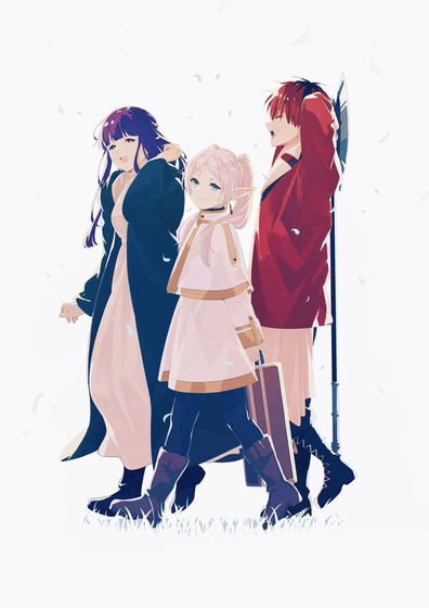 『葬送のフリーレン』 第2期初回 第29話「じゃあ行こうか」EDカード風イラスト