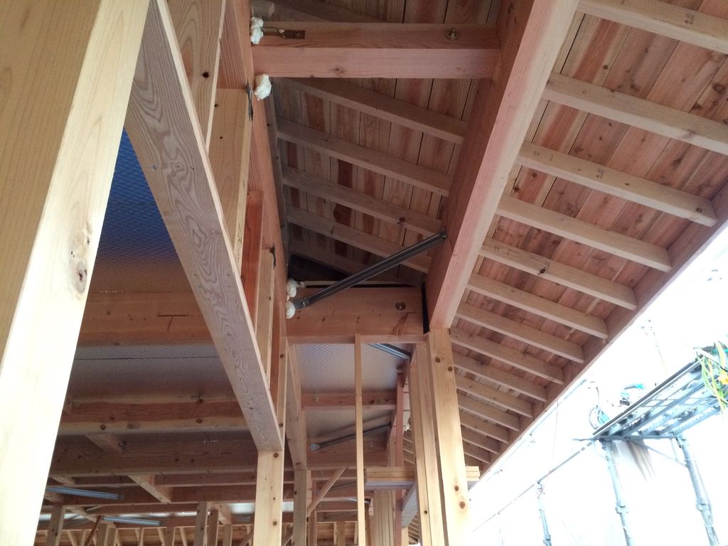 平屋の玄関横には袖壁を Ponpon Niki Style Sw工法で造る平屋