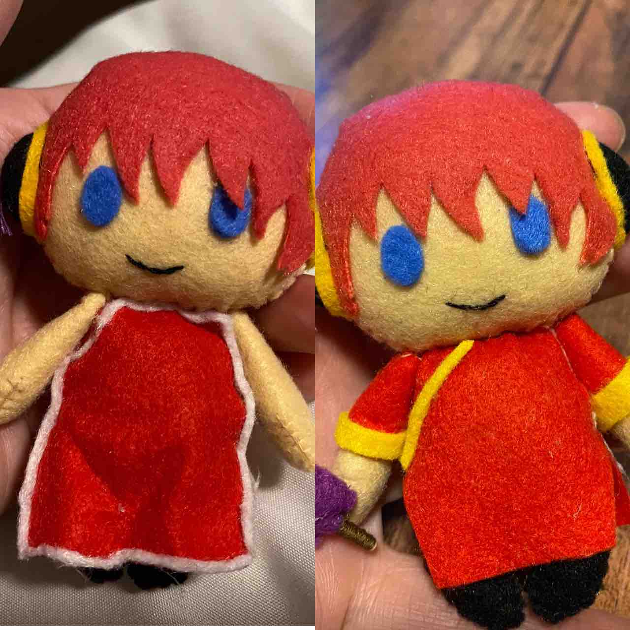 銀魂 神楽ちゃん作ってみた フェルトでキャラクターマスコットつくる人 銀魂 神楽ちゃん作ってみた フェルトでキャラクターマスコットつくる人