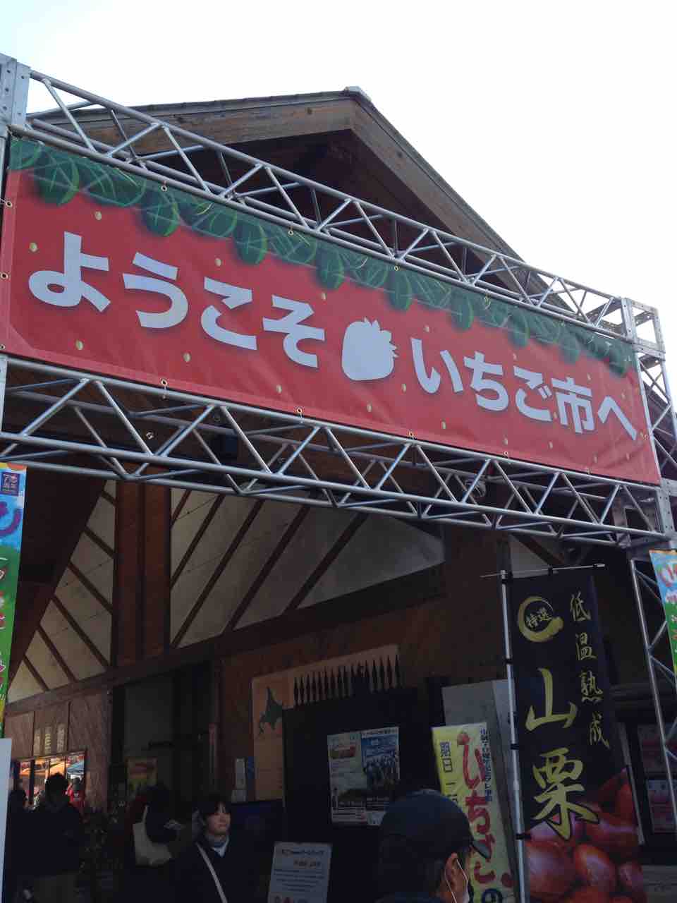 鹿沼市いちごのもり ぽん太りん 週末はポタリング