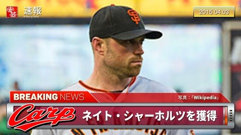 シャーホルツ外野手