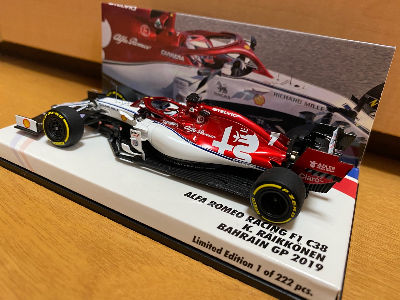 ミニチャンプス 1/43 アルファロメオ C38 K.ライコネン
