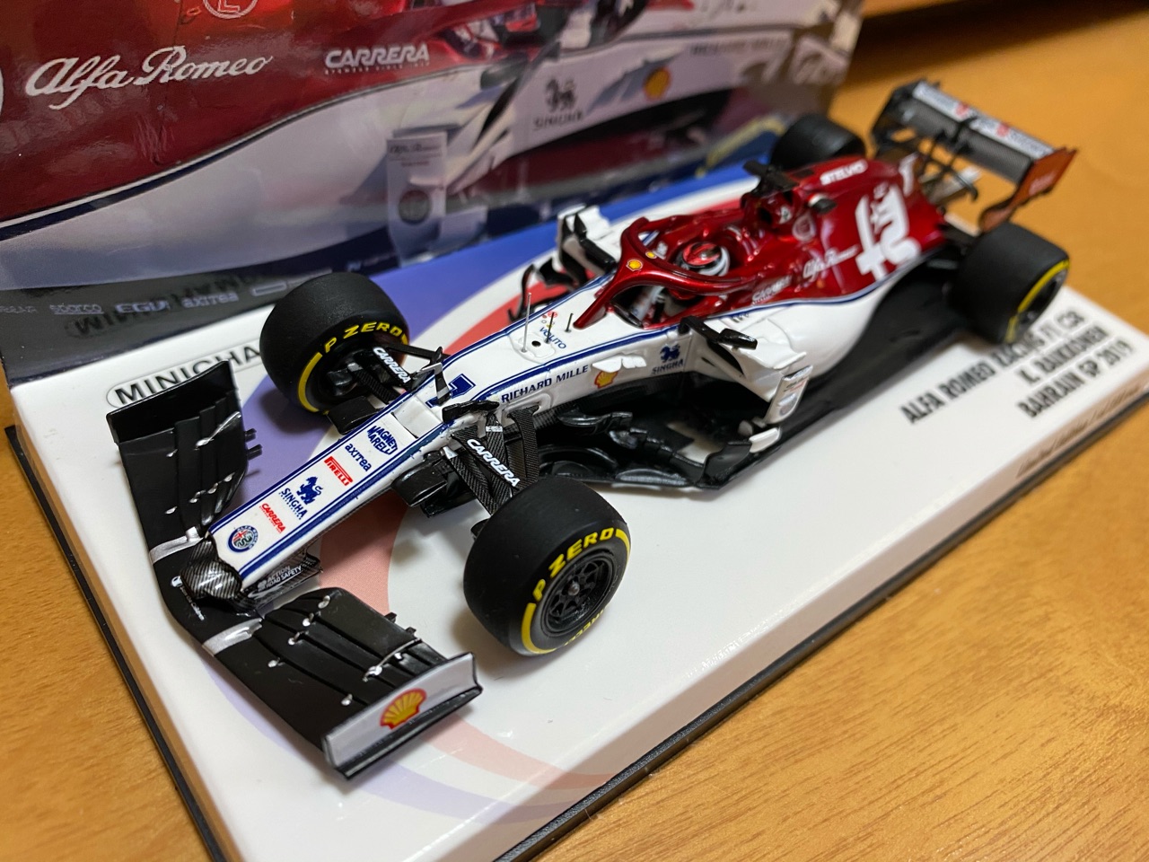 ミニチャンプス 1/43 アルファロメオ C38 K.ライコネン