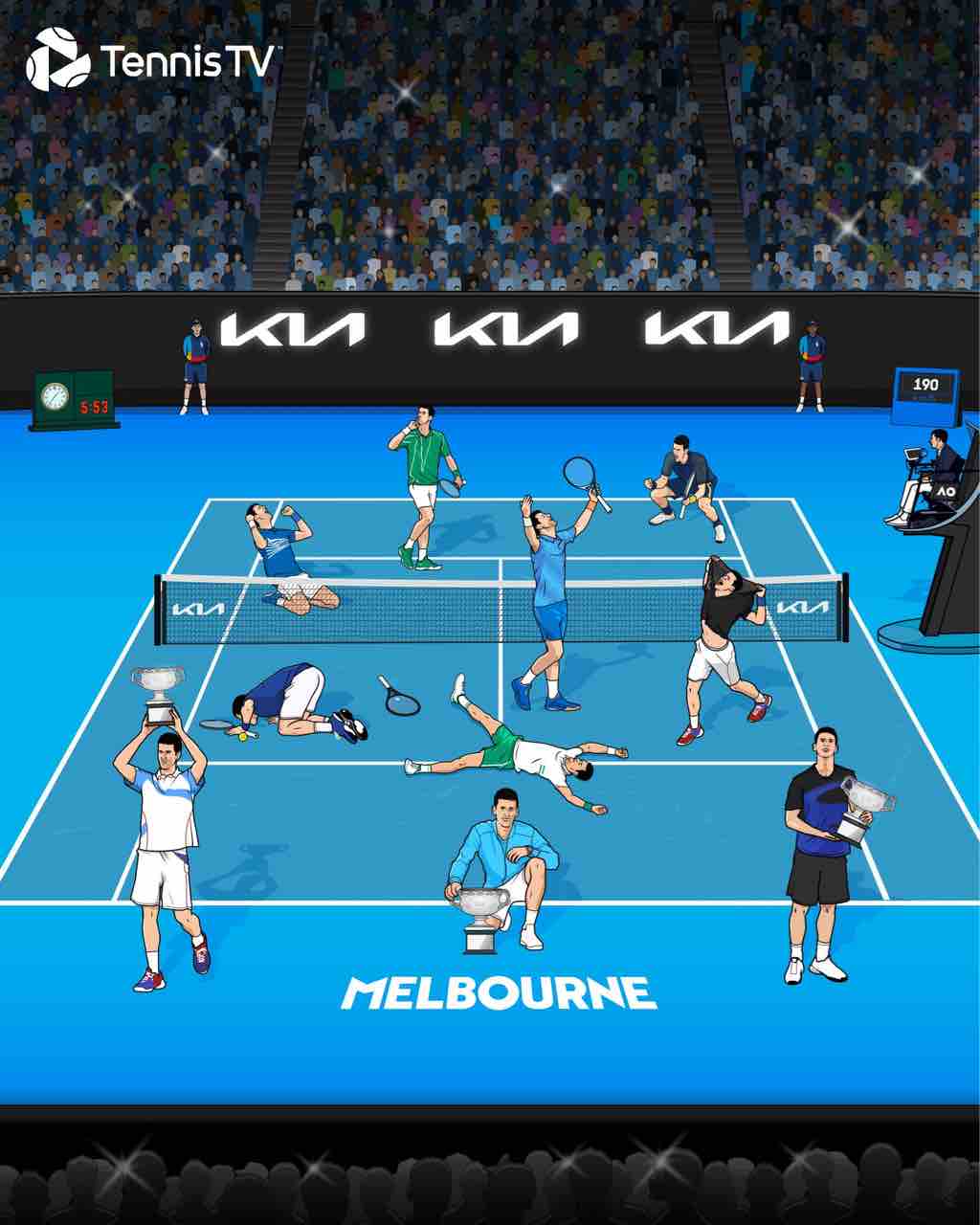 2023 全豪オープン ジョコビッチが10回目の優勝 : テニスのある日々