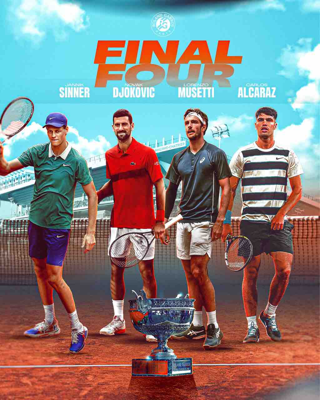 2025 全仏オープン 準決勝出揃う シナーここまで凄かったか… : テニス