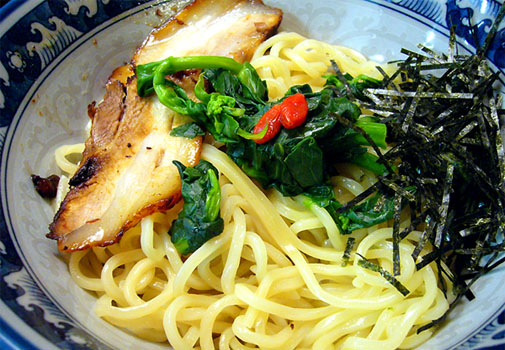 京鴨らーめん 陣 つけめん(麺)