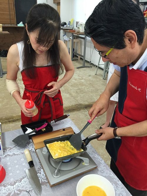 【だしまき卵名人】レッスン