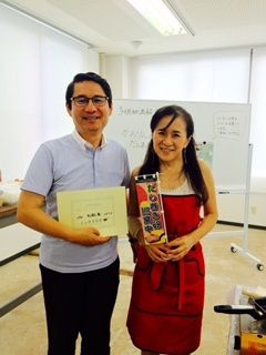 150718認定書と先生