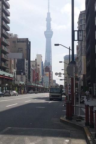 朝のスカイツリー