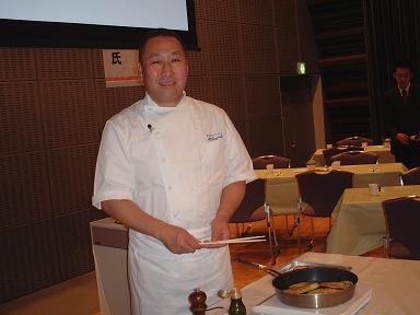 キハチ総料理長の実演メニュー